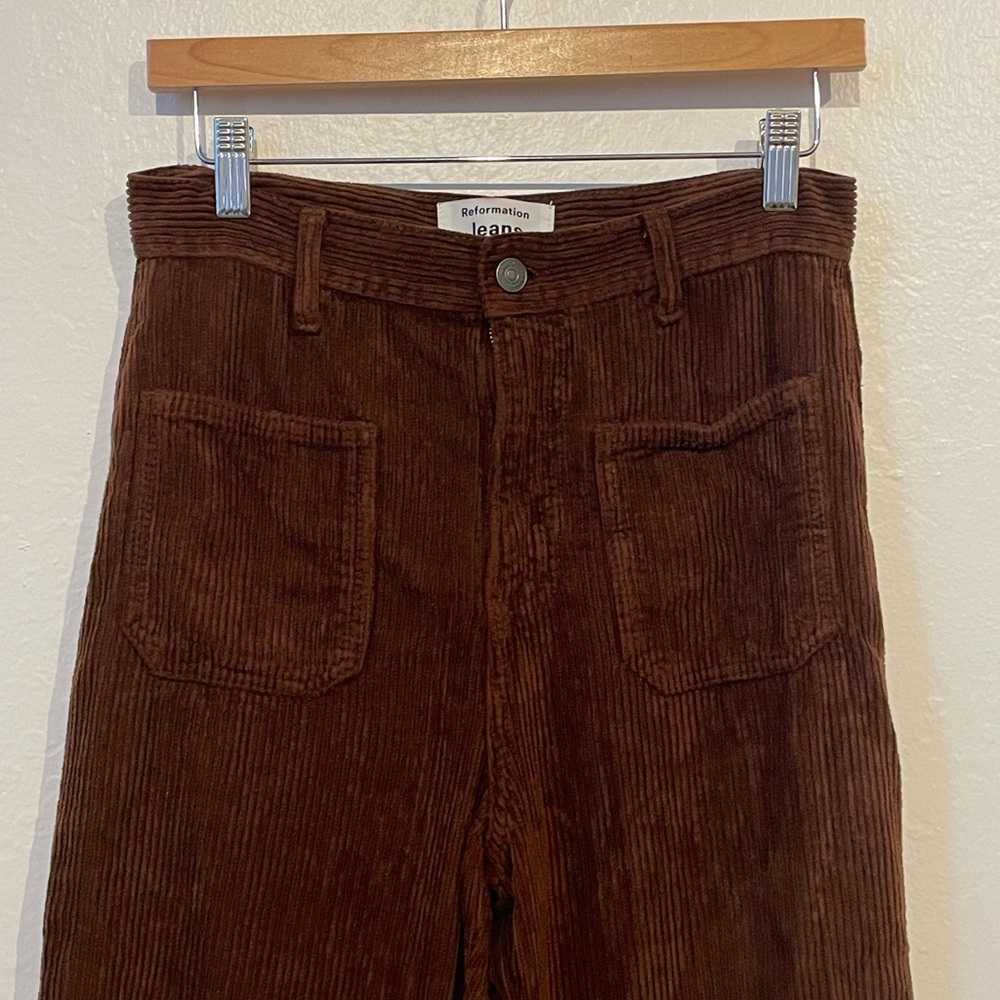REFORMATION | Brown Corduroy Pants